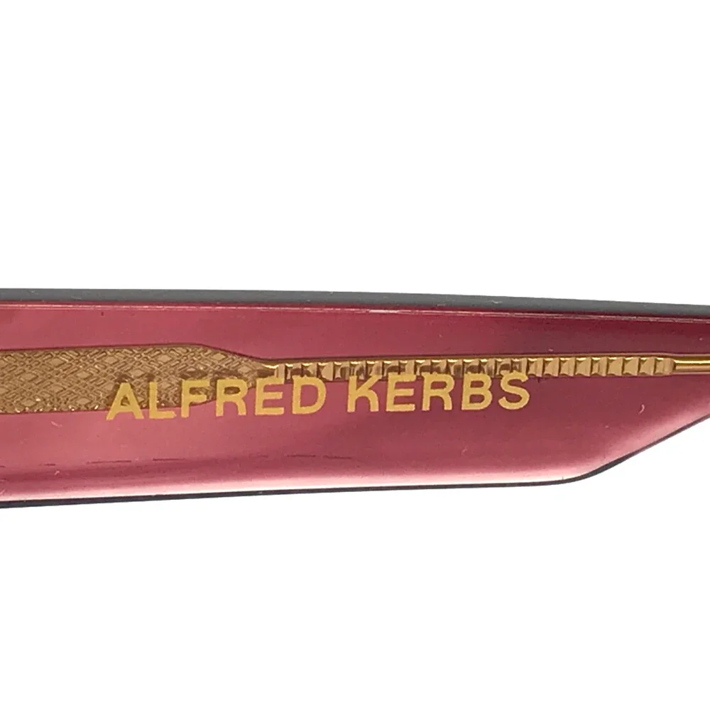 Alfred Kerbs Eyeglasses Frames MIO PU Purple Horn Cat Eye Full Rim 54-16-135